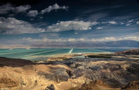 תמונה במדבר - נוף ים המלח